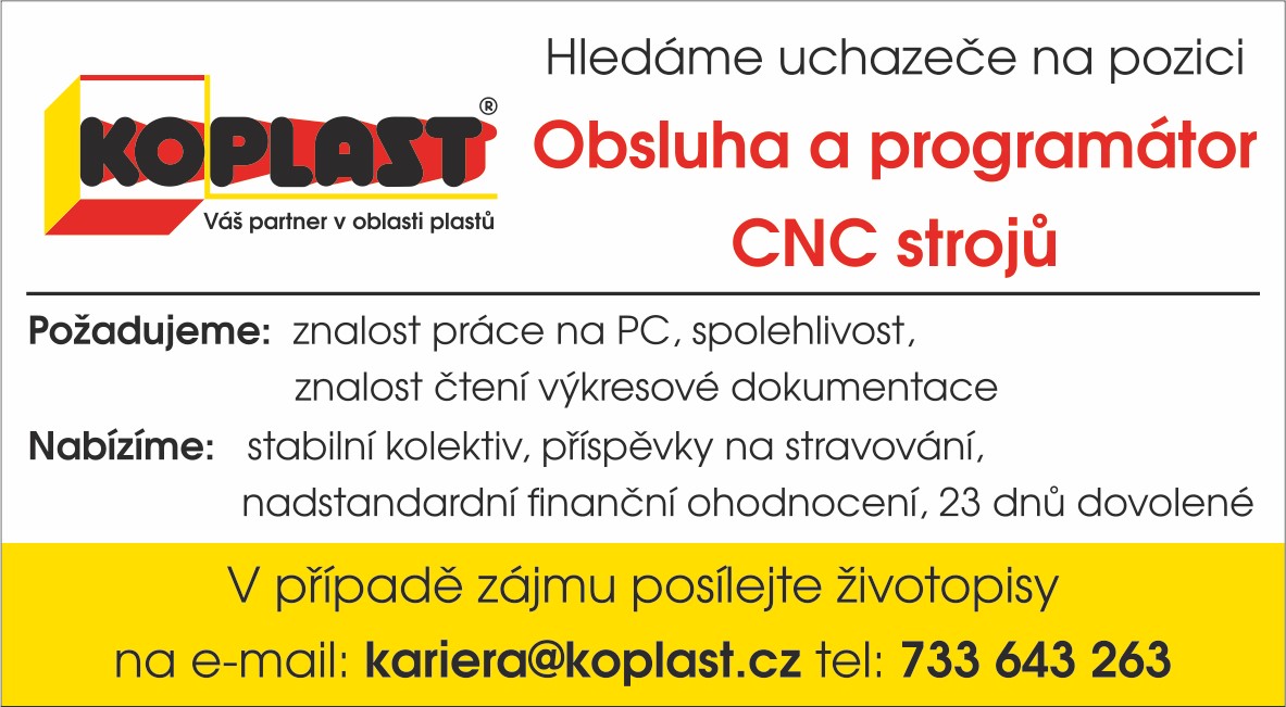 hledáme CNC operátora
